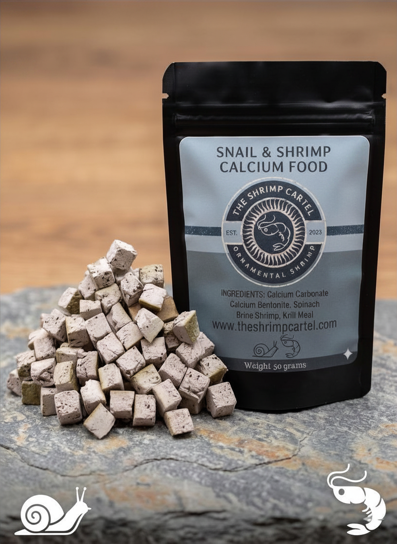 Snail and Shrimp Calcium Food. 50 grams