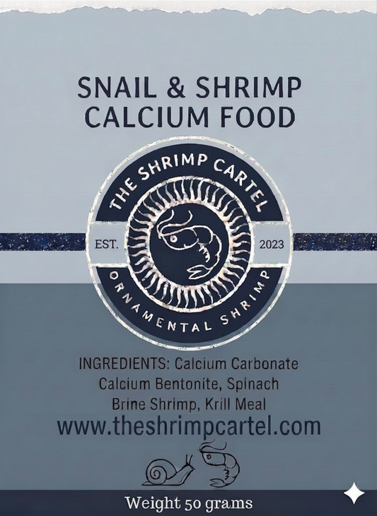 Snail and Shrimp Calcium Food. 50 grams