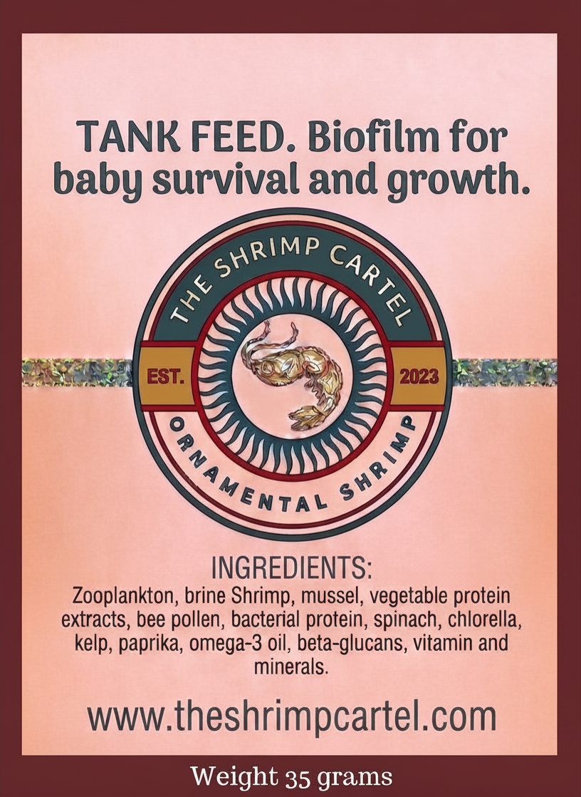 Tank Feed. Biofilm for baby survival and growth. 35 grams