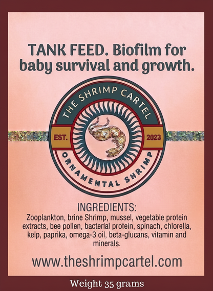 Tank Feed. Biofilm for baby survival and growth. 35 grams