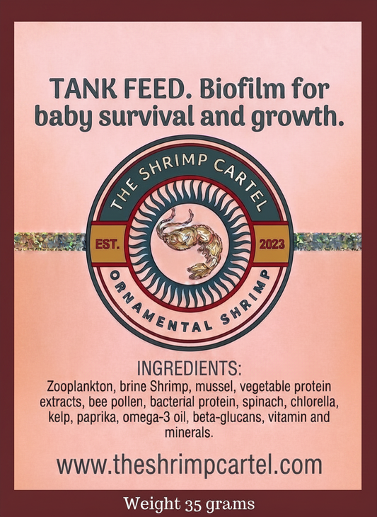 Tank Feed. Biofilm for baby survival and growth. 35 grams